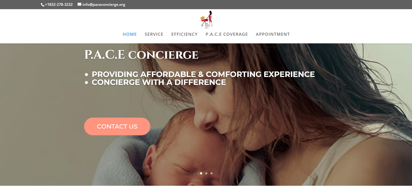 P.A.C.E Coverage website project by WevTEC