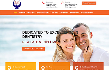 Portfolio Eagle Dental website project by WevTEC