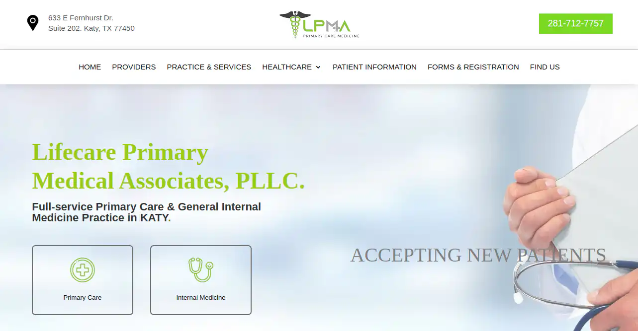 LPMA website project by WevTEC