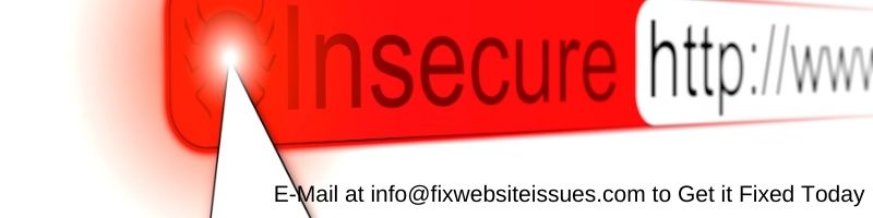 website https error fixing service