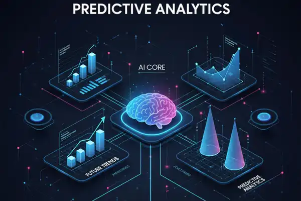 Conceptual image representing digital marketing and web optimization.